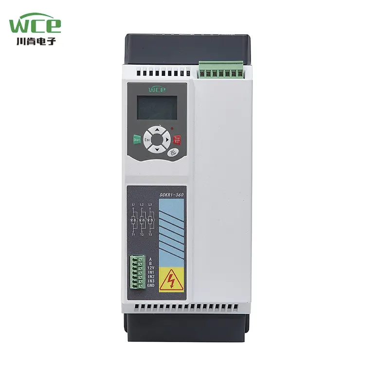 3 Fase 220V 380V 690V 18.5kw 25 hk Bygd bypass Myk startpakke