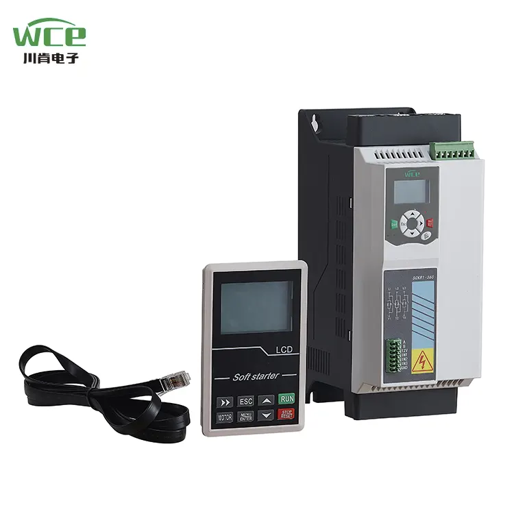 3 Fase 380V innebygd bypass myk starter 30A 45A